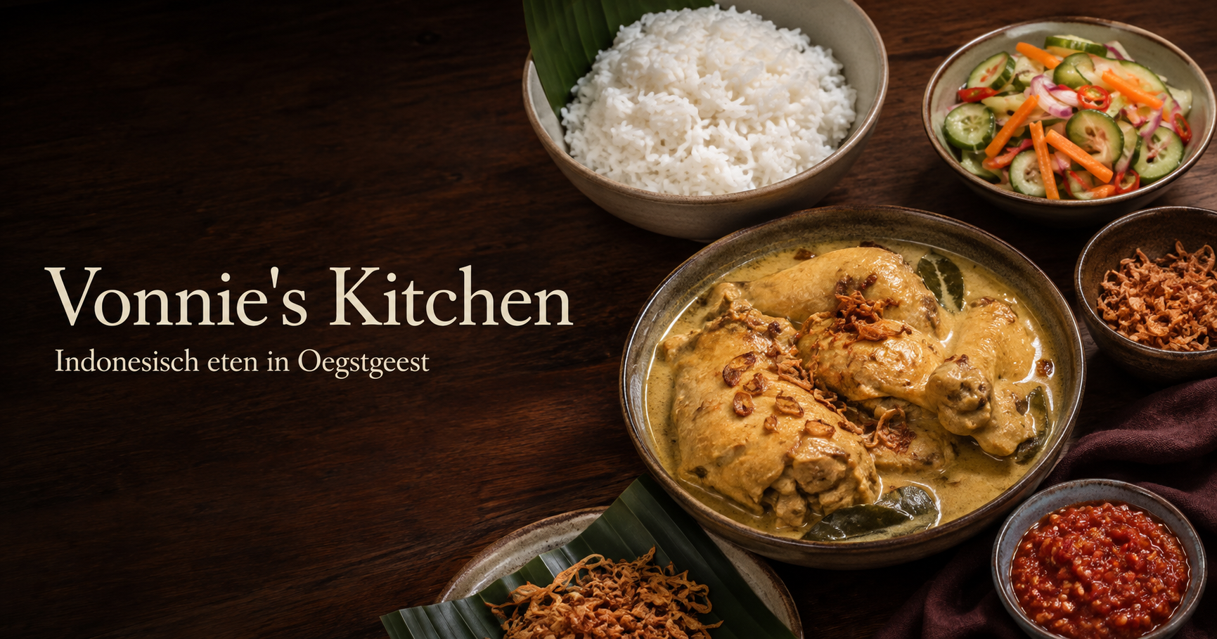 Indonesische rijsttafel van Vonnies Kitchen